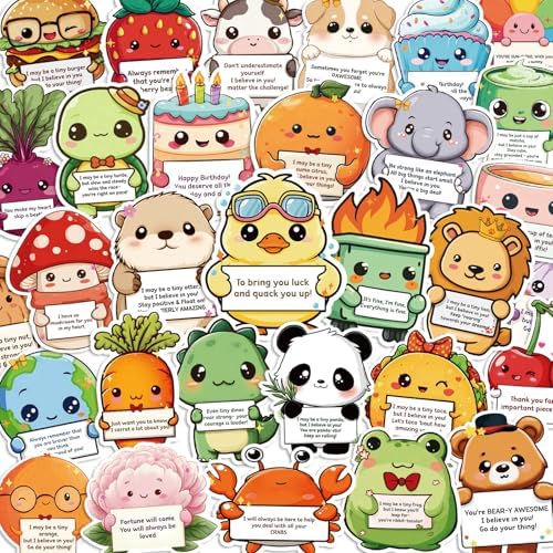 100 PCS Emotional Support Animal Stickers, Mental Health Stickers for Kids