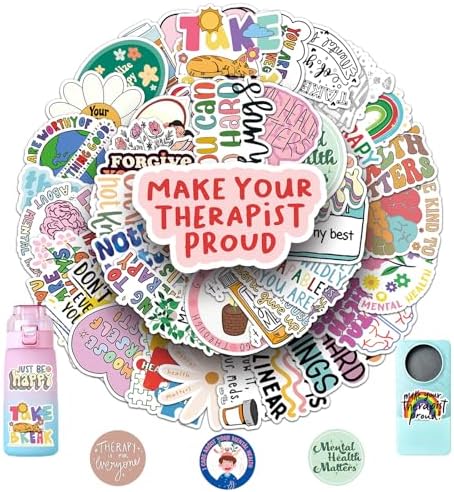 100Pcs Mental Health Stickers Mental Health Matters Awareness Vinyl Laptops