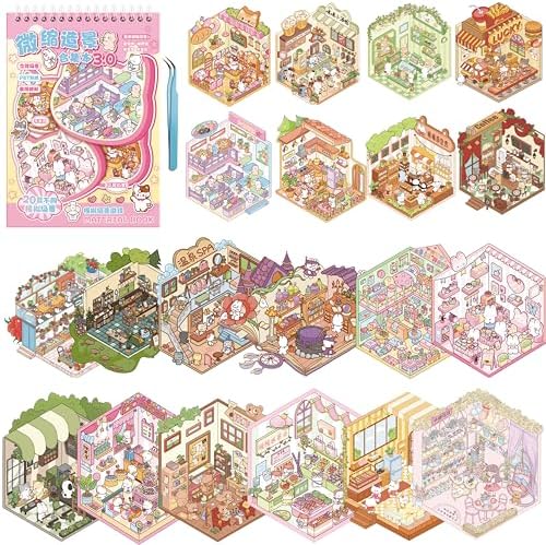 20 Sets Scene Sticker for Children