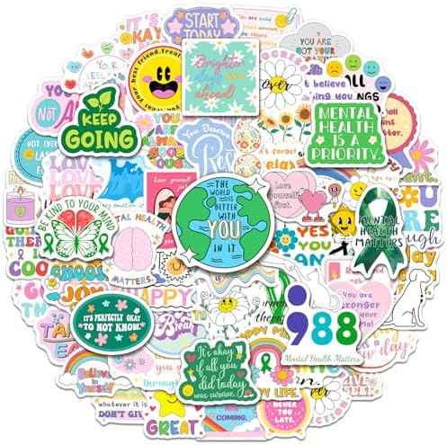 200 PCS Mental Health Therapy Stickers