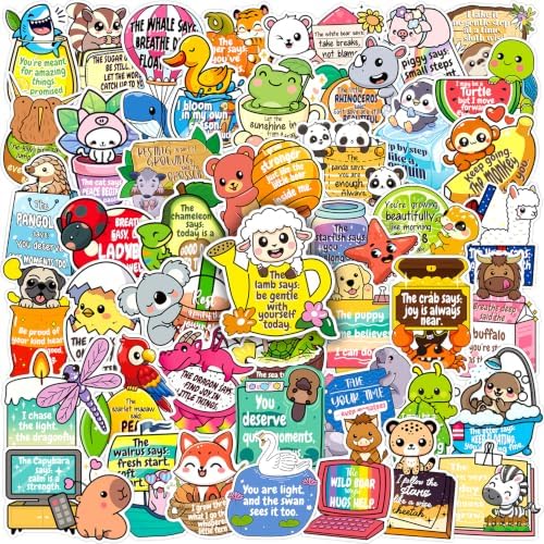 200PCS Emotional Support Animal Stickers, Cute Affirmation Stickers