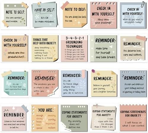 300 Pcs Motivational Mental Health Affirmation Stickers