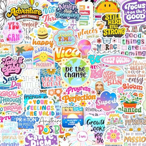 300PCS Affirmation Stickers by Puraesla