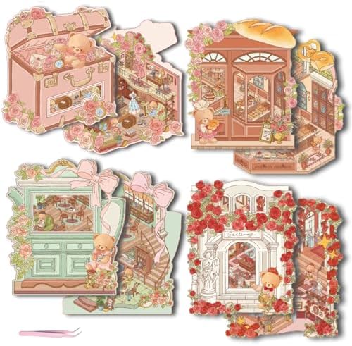 3D DIY Foldable Scene Sticker Art Therapy for Adults & Kids