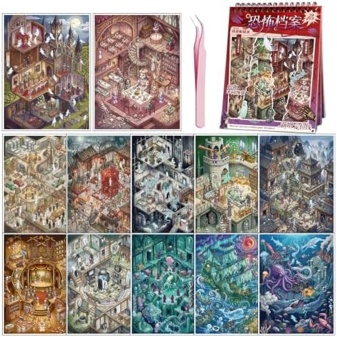 3D Halloween Sticker Scene Book Big