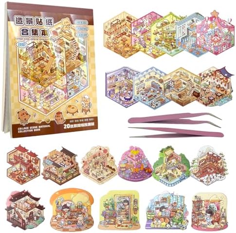 3D Sticker Book Scene Craft Set