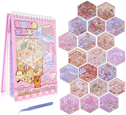 3D Sticker Scene Book: Creative Animal Houses