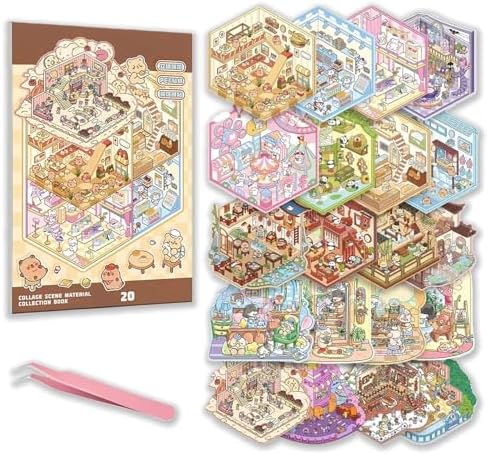 3D Sticker Scene Book