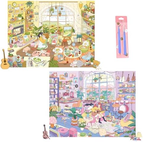 3D Sticker Scene for Adults DIY 3D Room Miniature Scene Stickers Kit