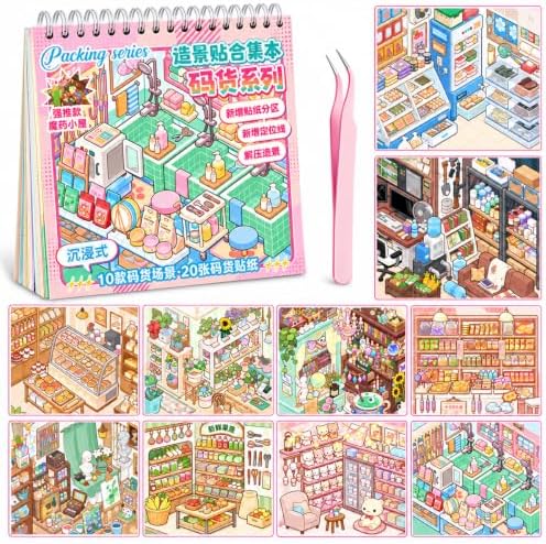 3D Stickers Scene Book