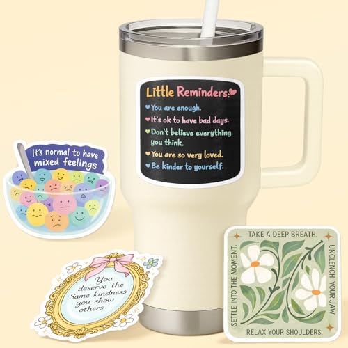 4 Pcs Mental Health Stickers