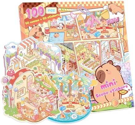 DIY 3D Sticker Scene, Mega Pack of 50 Sets, Animal
