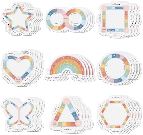 Gersoniel 36 Pcs Anxiety Sensory Stickers Strips
