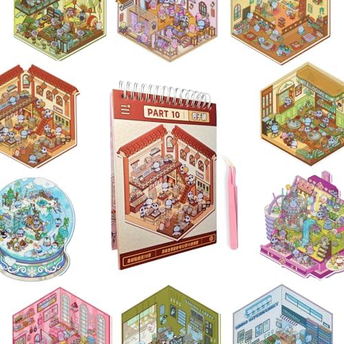 PixPotion 3D Sticker Scene Book