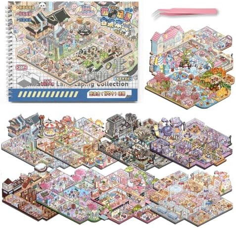 Sticker Scene Book for Adults