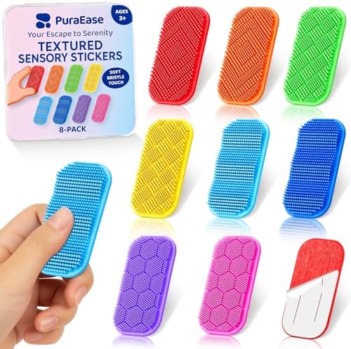 Textured Sensory Stickers for Kids & Adults